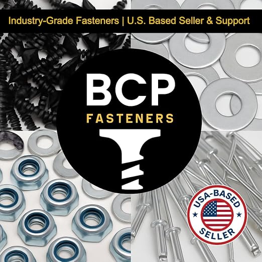 BCP Fasteners 5/16-18 x 2-1/2" Trailer Deck Screws 700 Qty - Black Trailer Screws for Wood Floors & Trailer Flooring, Flat Head, T40 Star Drive, Type F, Compatible with Hardwoods & Softwoods - BCP1240