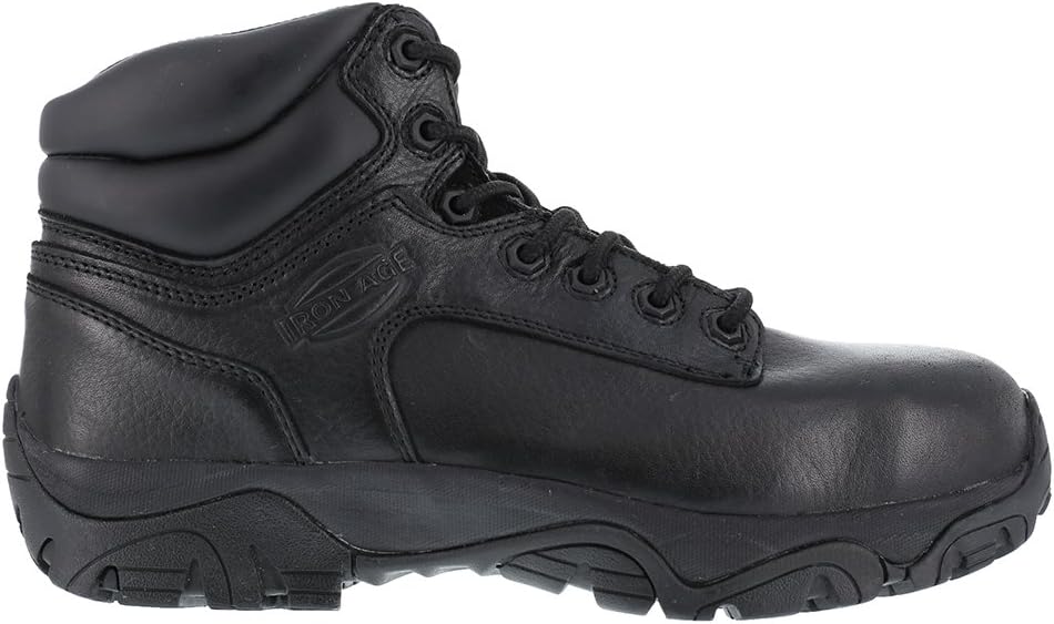 Iron Age Mens Trencher Electrical Composite Toe Work Safety Shoes Casual - Black