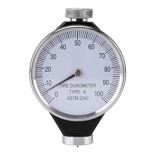 Hardness Tester, Shore Type A Durometer, Rubber Shore Type Durometer Hardness Meter Tester 0-100 HA(A Type)