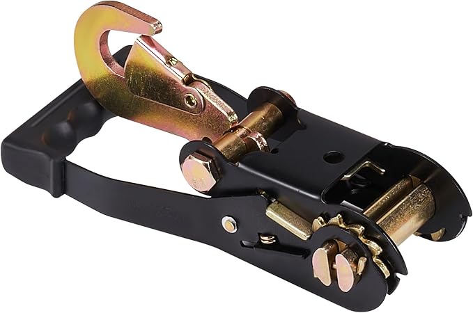 VEVOR Ratchet Tie Down Straps Kit, 2" x 120" Tire Straps, 5512 LBS Working Load, 11023 LBS Breaking Strength, Car Tie Down Straps with Snap Hooks for Passenger Car, Truck, Trailer, 4-Pack