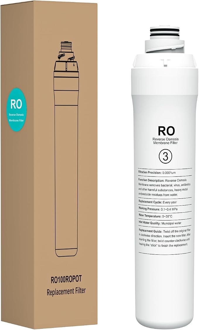 ROPOT RO Filter Compatible with Bluevua RO100ROPOT RO100ROPOT-UV