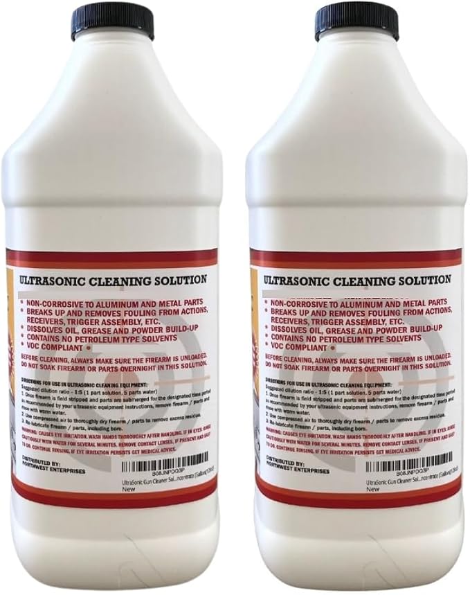 UltraSonic Gun Cleaner Solution for Gun Parts Cleaning, Concentrate