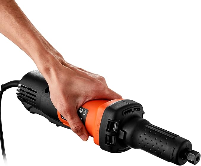 VEVOR Die Grinder, 1/4", Heavy-Duty Electric, Adjustable Speed (10000-28000RPM), Ergonomic Grip for Polishing, Cutting, Rust Removal, Grinding, Welding Repair, with 1/4" & 1/8" Collets