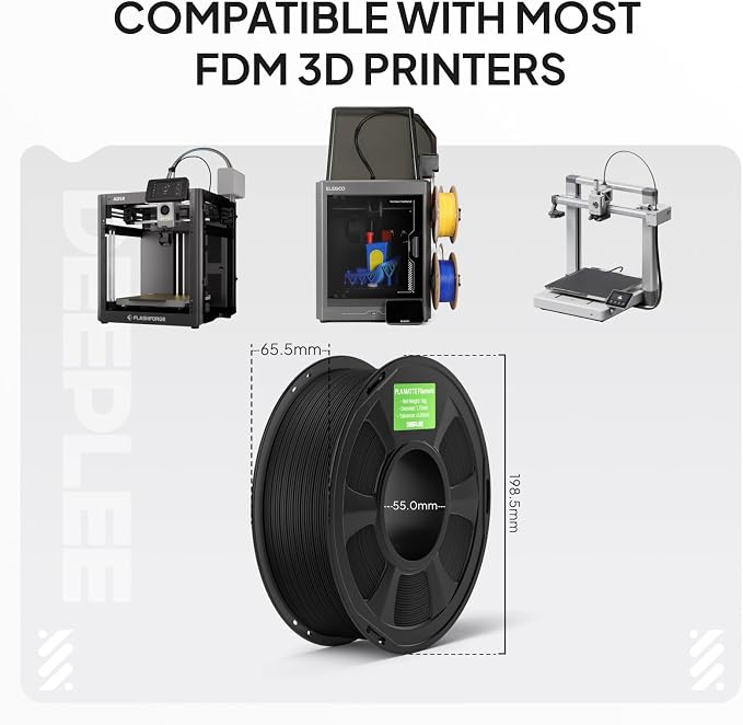 Matte PLA 2.0 Filament 1.75mm, 3D Printer Filament Dimensional Accuracy +/- 0.02mm, No Clogging, Smooth Texture, 1KG Navy Blue
