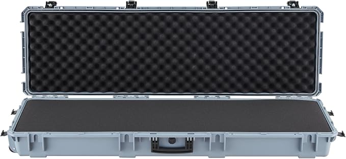 VEVOR Rifle Case, Rifle Hard Case with 4 Layers Fully-protective Foams, Lockable Hard Gun Case with Wheels, IP67 Waterproof & Crushproof, for Rifles or Shotguns