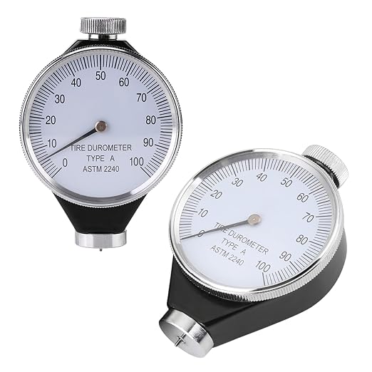 Mohs Durometer Tester, Shore Type A/O/D Rubber Tire Durometer Hardness Tester 10-90HA (Type A)