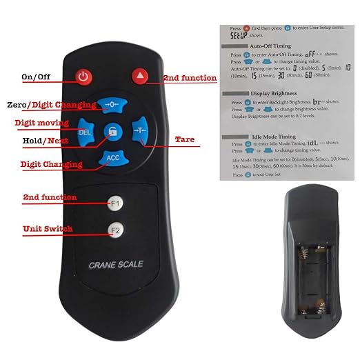 6600lb/3000kg Digital Crane Scale, Industrial Hanging Scale, Heavy Duty Electronic Scale, Battery Powered High Accuracy Scale, LCD Kilograms and Pounds Display