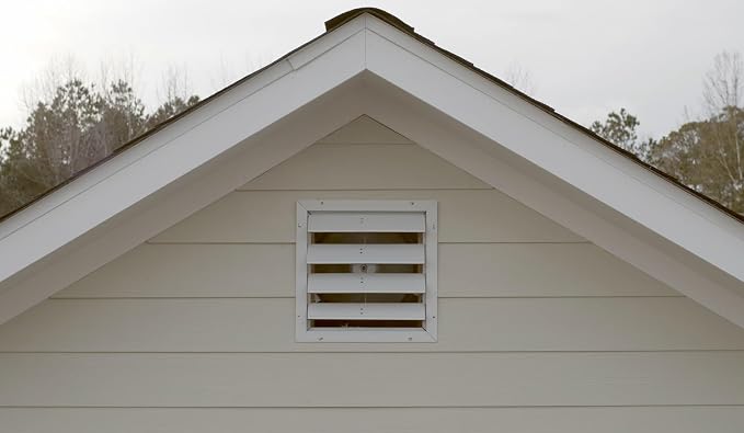 Master Flow GAF 1600 CFM Power Gable Mount Fan With Humidstat & Thermostat (HT1): Easy Installation & Efficient Exhaust Ventillation|High Airflow Capacity for attic spaces upto 3000 sq.ft. - EGV6HT