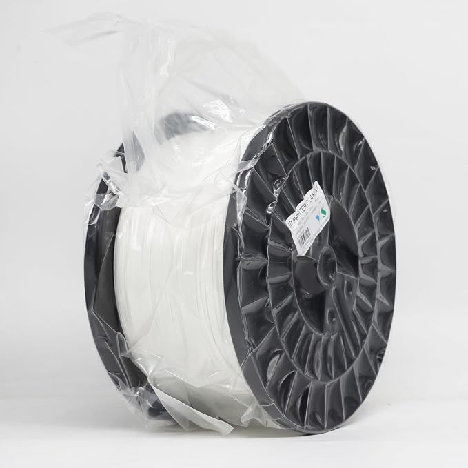 YOUSU 5KG(11lbs) PLA Plus Filament 1.75mm White, PLA+ Filament 1.75mm 3D Printer Filament, Cost Effective Large Roll 3D Printing Filament for Big Projects