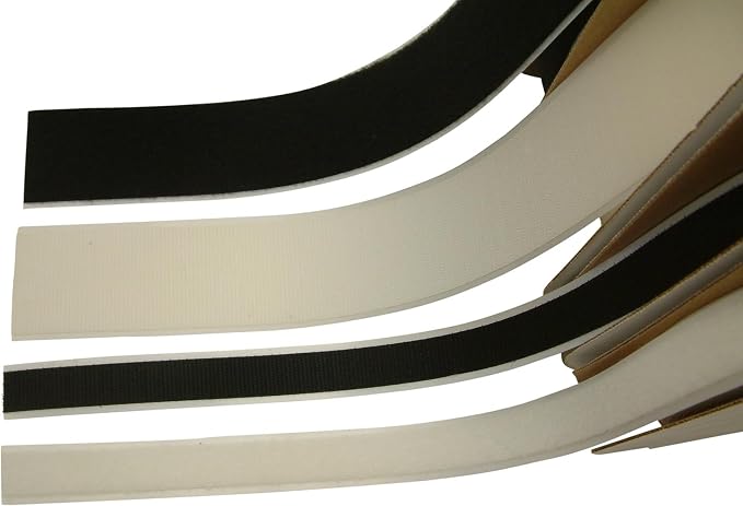 TEXACRO Velcro Brand Essential Loop 71/BLK07525 70/71 Adhesive-Backed Loop-Side Only: 3/4" x 75 ft., Black