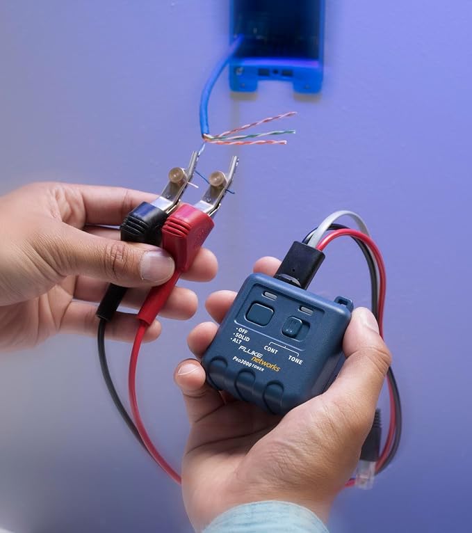 Fluke Networks PRO3000F60-KIT Includes Tone Generator & Probe with 60Hz Filter and SmartTone Technology, 4962074