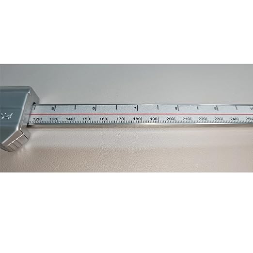 12" / 300mm Digital Depth Gauge with 12" Base, Stainless Steel Electronic Measuring Tool, IP54 Waterproof Depth Caliper for Grooves, Slots, Holes, CNC, Woodworking & Metalworking (Base Length: 12")