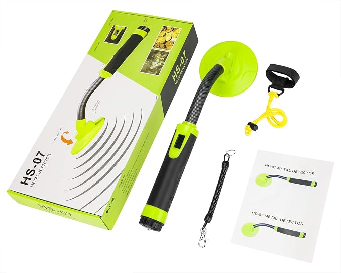 GLOBALDETECTOR Metal Detector 35m/115 Feet Fully Waterproof Underwater Pinpointer High Sensitive Portable Handheld Pulse Induction Gold Detectors Targeting with Vibration LCD Display