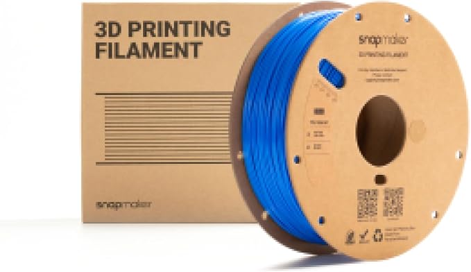 Snapmaker TPU Filament 1.75mm,TPU 95A HF 3D Printer Filament Flexible Soft with High Elasticity,High Speed Printing,Dimensional Accuracy +/- 0.03mm,1kg(2.2lbs) (Bright Blue)