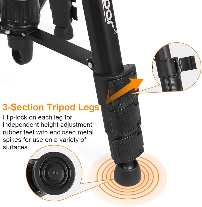 Huepar 901CG Green Laser Level with TPD14 56" Adjustable Laser Level Tripod, Alignment Self-Leveling Cross Line Laser Tool with 360-Degree Horizontal Line, Extendable Tripod with 3-Way Swivel Pan Head