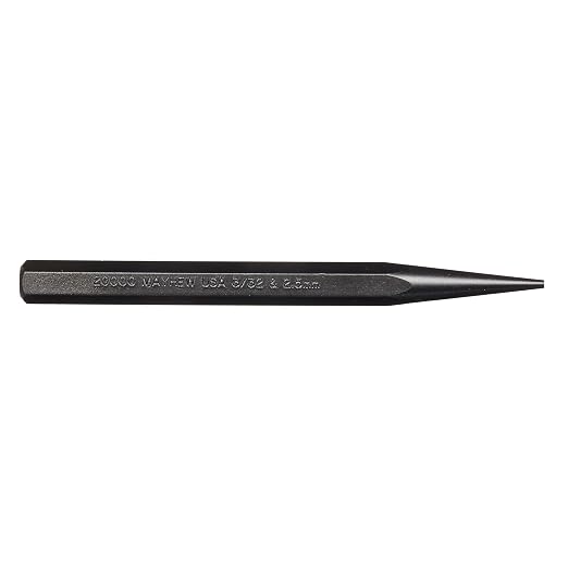 Mayhew Pro 20000 3/32-Inch Black Oxide Solid Punch