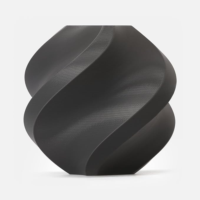 Bambu Lab PLA Filament Matte 3D Printer Filament 1.75mm PLA 1kg High Tenacity - Dark Gray (10105) - Refill | 3D Printer Filament, High Tenacity, 10105, Refill