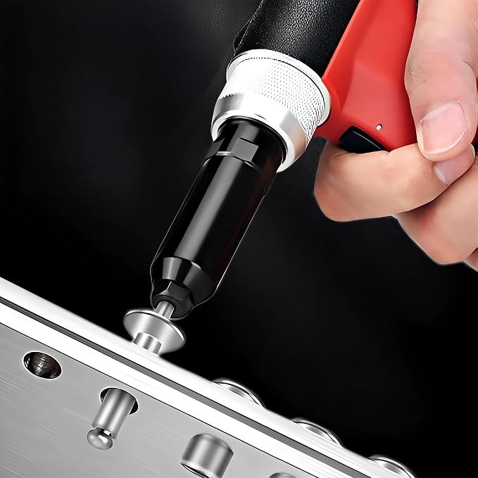 Heavy Duty Air/Hydraulic Rivet Gun Professional Riveting Tool 1/4" air Power Tool no Self Suction Style