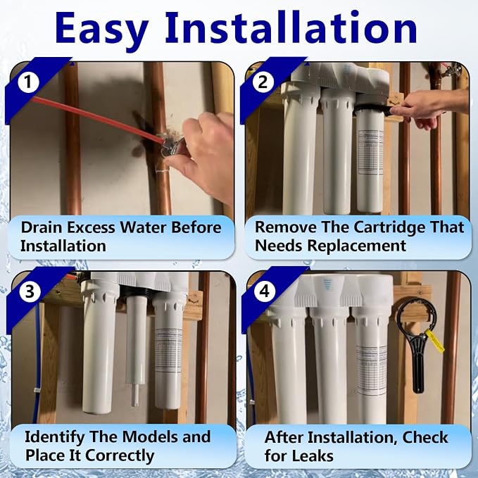 335 RO System Replacement Water Filter Kit Compatible with Microline | Replacement Filter Set with Membrane, Including S1229RS RO Membrane, S7025 Inline GAC Post Filter, S7028 Sediment Pre-Filter
