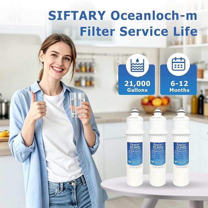 4HC-H Water Filter, Compatible with H9655-11, Filtration System H9320-51, H9320-52, and H9320-53, for Hoshizaki 4HC-H Replacement Water Filter Cartridge 1 Pack