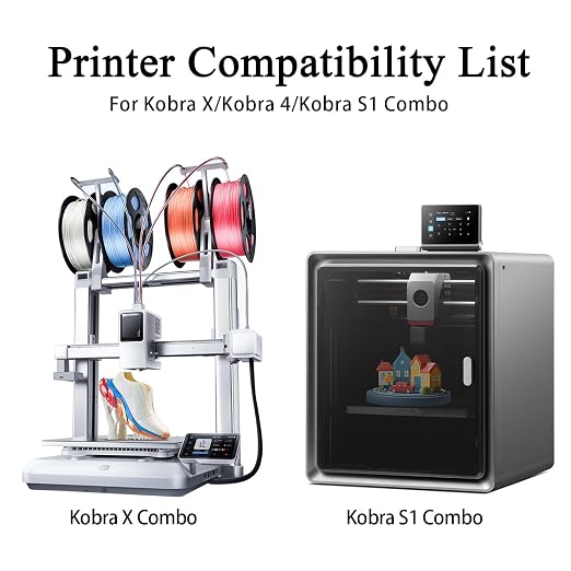 HzdaDeve Cool Plate for Kobra S1/Kobra X/Kobra 4 Low Temperature Cold Build Plate 264X276MM Double Sided Textured Board Sheet Bed PEI Platform for Anycubic 3D Printer (No Heating/No Glue)