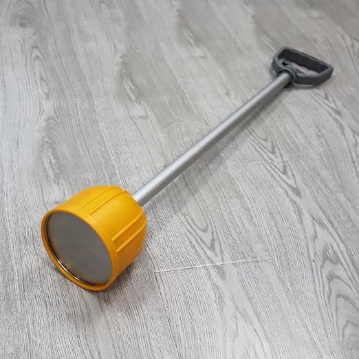 Magnetic Pickup Tool - Heavy Duty Nail Magnet Sweeper with Quick Release, Handheld Magnetic Nail Sweeper for Screws/Nuts/Tacks/Metal Scraps, Bulk Parts Lifter & Workshop Cleanup Tool