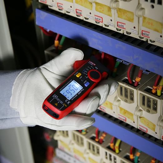 UNI-T AC/DC Clamp Meter UT210D Amp Meter Clamp Multimeter Tester Digital Voltmeter Continuity Tester Capacitor Mini Ammeter HVAC Tool