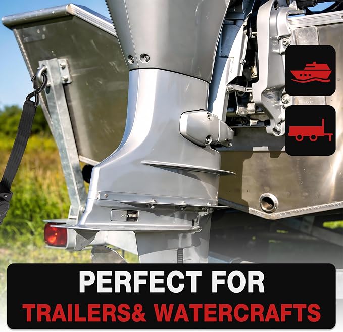 Retractable Boat Tie Down Straps-2" x 6ft Heavy Duty Transom Strap,Trailer Bolt-On Mount Ratchet Straps for Boat,Jet Ski-4,400lbs Break Strength - Includes 3/8” bolts & Storage Bag (2-Pack)