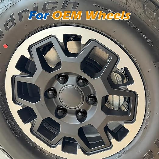 Dynofit 14x1.5 Wheel Lug Nuts Compatible with Toyota Tacoma 2024-2026,Tundra 2022-2026,4Runner 2025-2026,OEM Mag Washer for LX600,24PCS One-Piece Design 21mm Hex Lug Nuts,Replace OE 90942-A1007|01121
