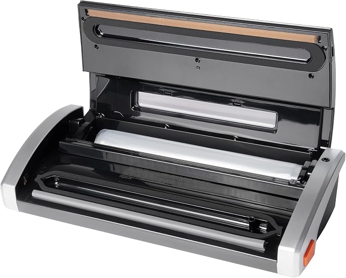 VEVOR 80Kpa Vacuum Sealer Machine,130W Powerful, Multifunctional for Dry and Moist Food Storage, Automatic and Manual Air Sealing System with Built-in Cutter