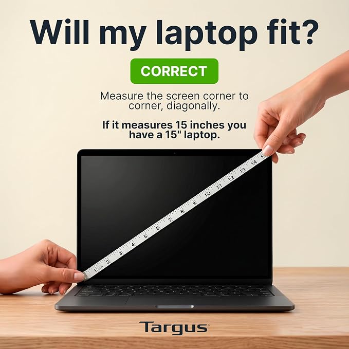 Targus 16 Inch Compact Rolling Backpack, Black - Wheeled Travel Bag Fits Laptops Up to 16”