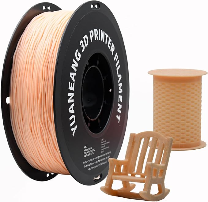 TPU 3D Printer Filament 1.75mm Skin Color, 1kg Spool, Flexible & Durable TPU Material (Shore 95A), High Elasticity, Impact-Resistant, Wear-Resistant, ±0.03mm Precision, Ideal for Grips