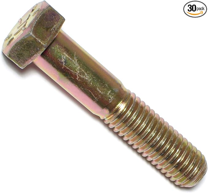 Hard-to-Find Fastener 014973253523 Grade 8, 1/2-13 x 2-1/2-Inch, 30-Piece