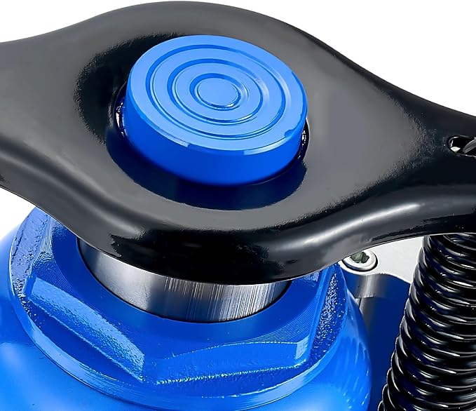 VEVOR Air Hydraulic Bottle Jack, 32 Ton/70500 LBS, Hydraulic Floor Car Jack with Manual Hand Pump, Heavy Duty Pneumatic Bottle Jack Hoist for Auto Truck Travel Trailer Repair Lift
