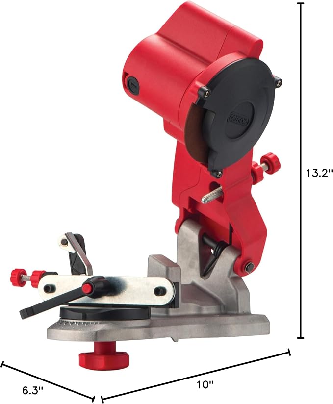 Oregon Compact 120-Volt Mini Bench Grinder, Universal Saw Chain Sharpener, for All Chainsaw Chains (310-120)