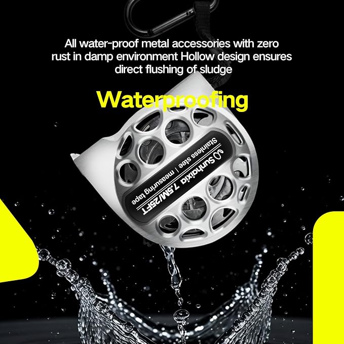 4-in-1 Laser Tape Measure with Laser Level Crosshairs |130ft/40m Laser Distance+16ft/5m AutoLock Tape |Backlit LCD Display (Ft/Inch/M/mm) |for DIY,Construction, Interior Design