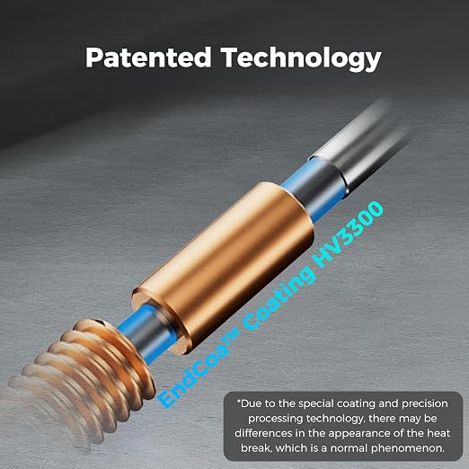 Creality K2 Plus Silicon Carbide Nozzle 0.6mm, Upgrades x Phaetus Hotend Nozzls, Official Creality K2/ K2 Pro/Hi Combo Quick-swap High Flow Nozzle for Multi-Filaments Printing, Strong Wear Resistance