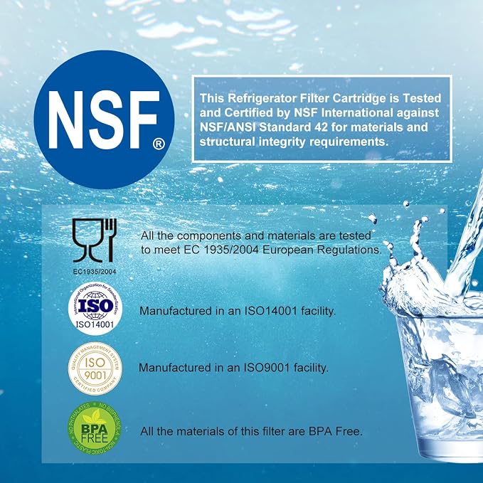 UL TRAWF Water Filter Replacement for UL TRAWF, Pure Source Ultra, Ken More 9999, 46-9999 Water and Ice, 3 Pack, Height 11 inches (4 Packs)