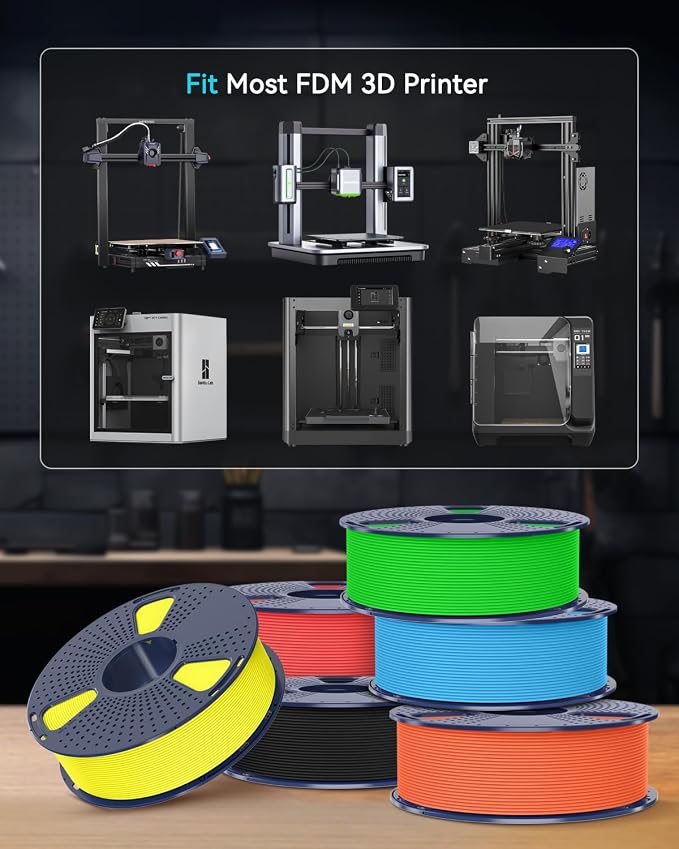 SUNLU High Speed PETG 3D Filament 1.75mm, 30mm/s - 600mm/s Print Range, High Flow Speedy 3D Printer Filament, Fit Most FDM Printers, Dimensional Accuracy +/- 0.02mm, 1kg Spool, (Orange)