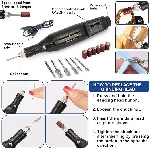 201PCS 3D Printer Tools Kit, 3D Printer Accessories for 3D Printer Modeler Basic Tools Diverse,Including Nozzle Cleaning Kit,Polishing Machine,Deburring Tool for Remove/Trim and Finish 3D Print