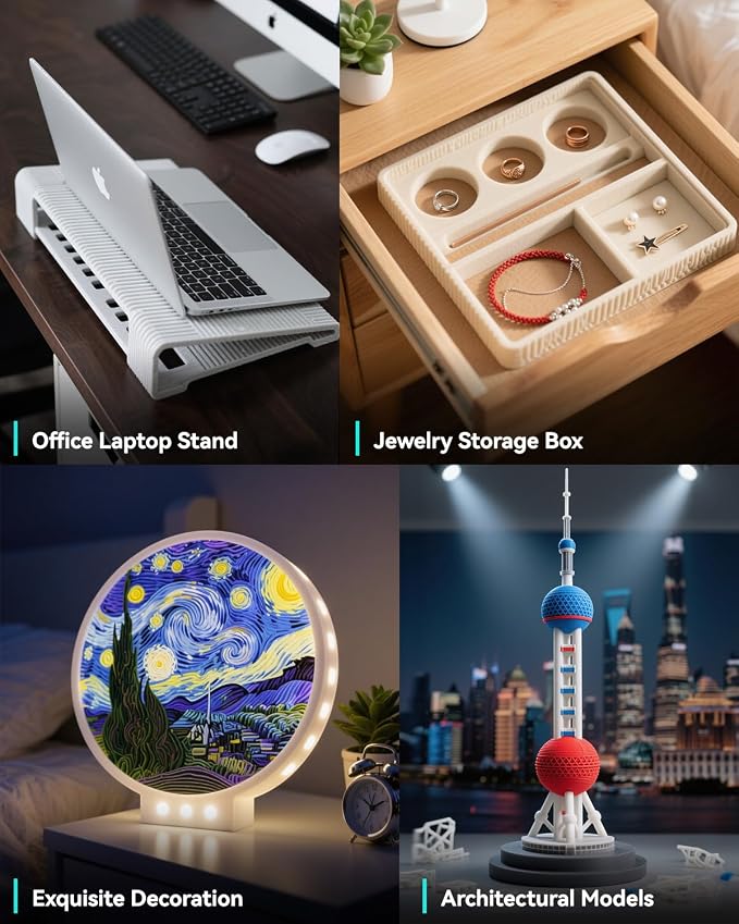 SUNLU PLA+2.0 Filament 1.75mm White 2KG, High Speed PLA Plus2.0 Tougher and Stronger 3D Printer Filament Dimensional Accuracy +/- 0.02mm, 2 Pcs 1kg Spool(2.2lbs) Fits for Most FDM 3D Printers