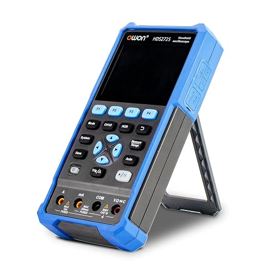 OWON 3 in 1 HDS272S Handheld Digital Oscilloscope 70MHz 2 Channels Digital True-RMS Multimeter (Owon HDS272S)