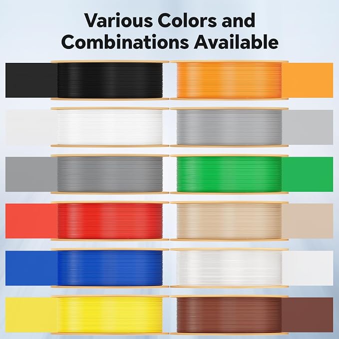 Rapid PETG Filament 1.75mm, High Speed PETG 3D Printer Filament Up to 600 mm/s, Dimensional Accuracy +/- 0.02 mm, Fits for Most FDM 3D Printers, 1kg Yellow