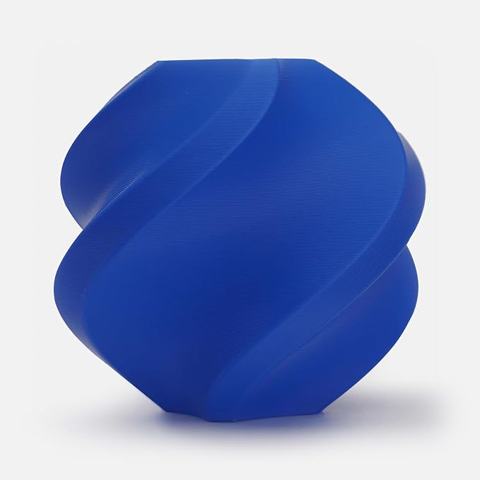 Bambu Lab PLA Filament Matte 3D Printer Filament 1.75mm PLA 1kg High Tenacity Eco Friendly - Blue (10601) - Refill.
