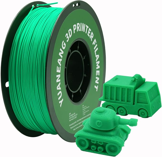 Teal Green ASA 3D Printer Filament 1.75mm, 1kg Spool, UV & Weather-Resistant ASA Material, ±0.02mm Precision, Heat-Resistant, Low-Warp & Outdoor-Durable, Ideal for Exterior Parts