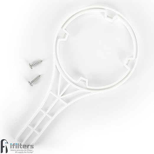 iFilters Whole House Sediment, Rust & CTO Filter Clear Housing w/ AP117 Comparable Filter Cartridge Included, 3/4" Ports