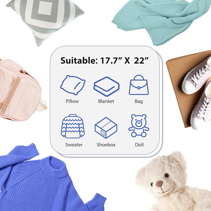 Fuxury Poly Mailers 17.7 X 22" 50 Pcs,Large Shipping Bags for Clothes,White | Tear-resistant Shipping Envelopes,Durable Self Seal Mailing Bag,Waterpoof Large Polymailers For Business,Boutique & Online