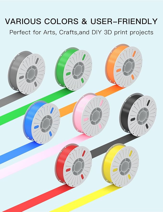 PINBALL PETG 3D Printer Filament 1.75mm High Precision Durable Moisture-Proof Strong Filament Mith Better Flow Dimensional Accuracy +/- 0.02mm Suitable for Most FDM 3D Printers 2 Kilograms Red