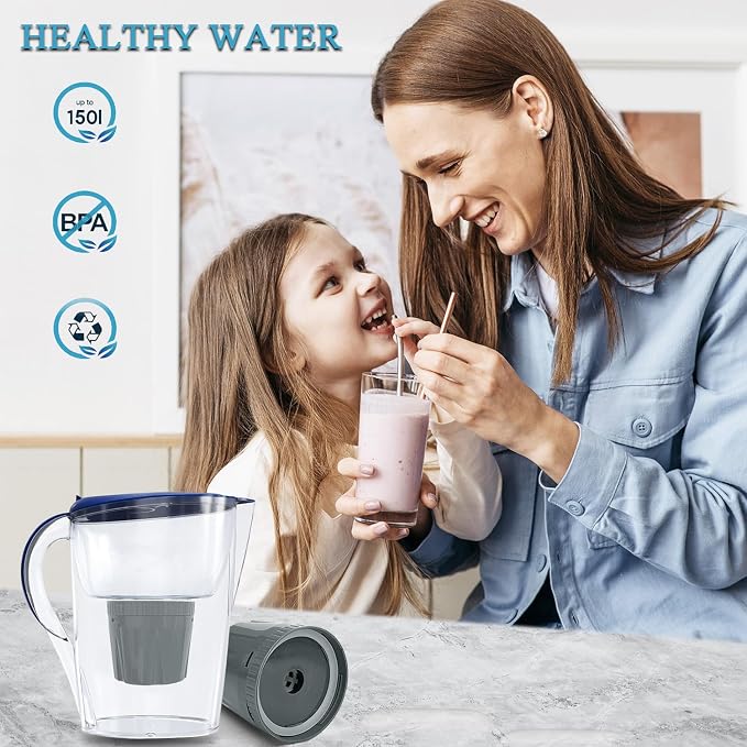 Replacement Water Filter Compatible For Epic Nano Water Filter Pitcher | Dispenser, Nanofiltration Most of the tiny impurities 2-pcs