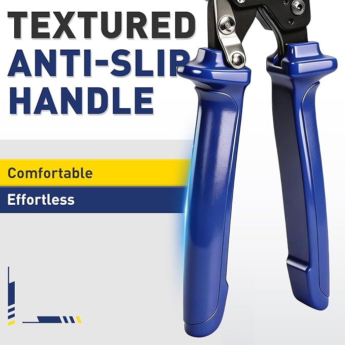 haisstronica Ratchet Cable Cutters,Heavy Duty Wire Cutters for Cutting Electrical Copper & Aluminum Cable Wire Up to 300mm²(600 Kcmil)